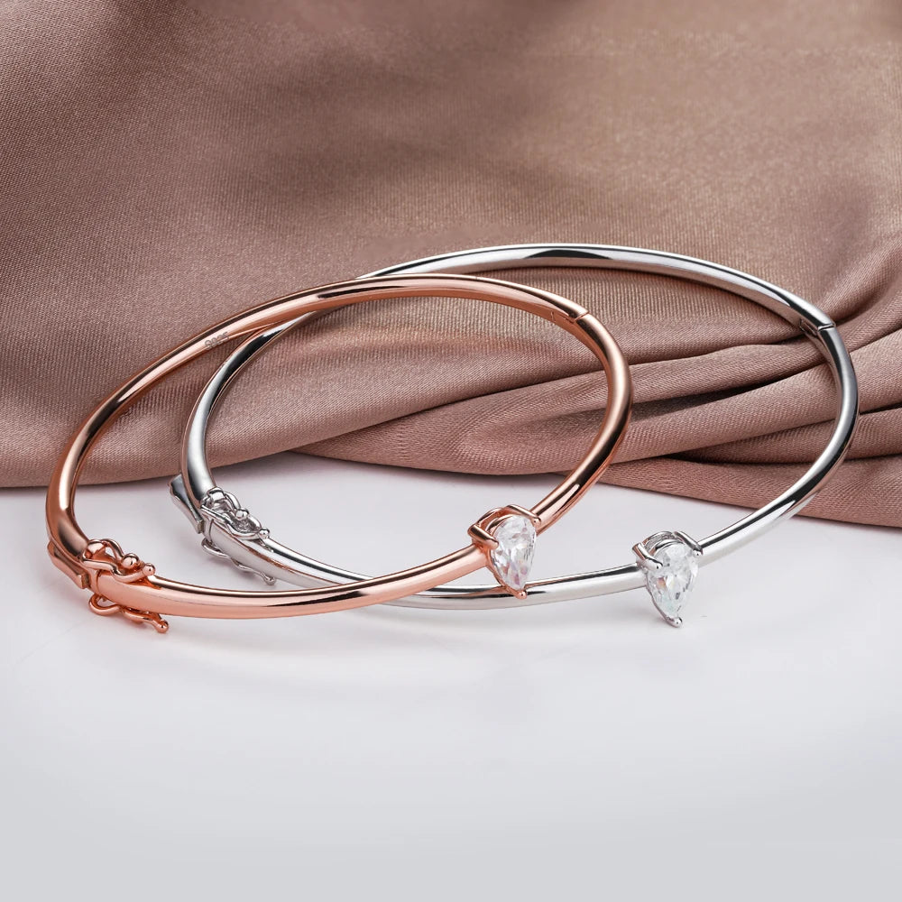 Bracelet Théodora argent moissanite véritable