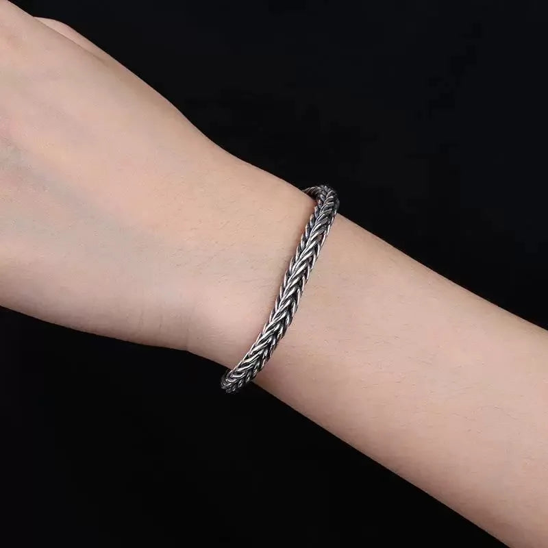 Bracelet vintage argent Homme