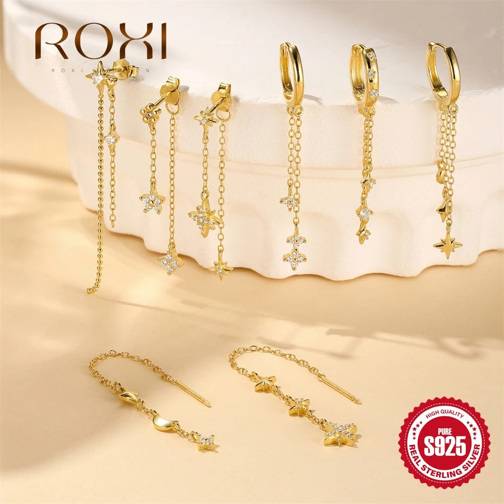Boucles d'oreilles Roxy argent