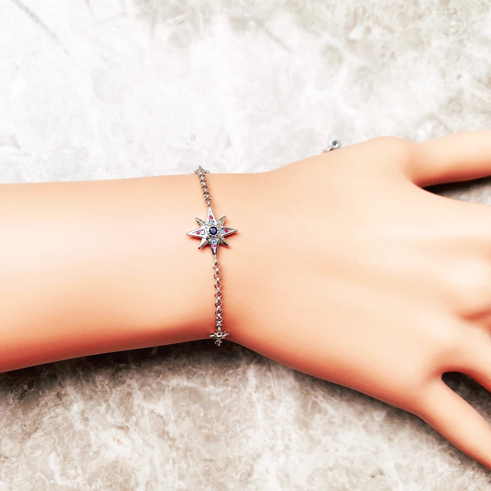 Bracelet Star argent