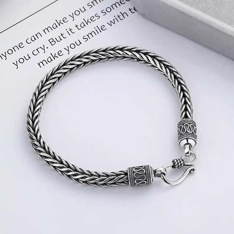 Bracelet vintage argent Homme