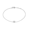 Bracelet bague Zineb argent zirconium