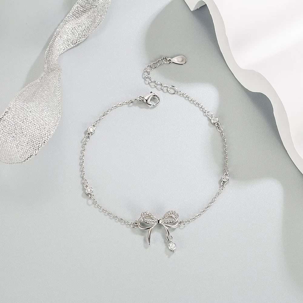 Bracelet Dakota argent et zirconium