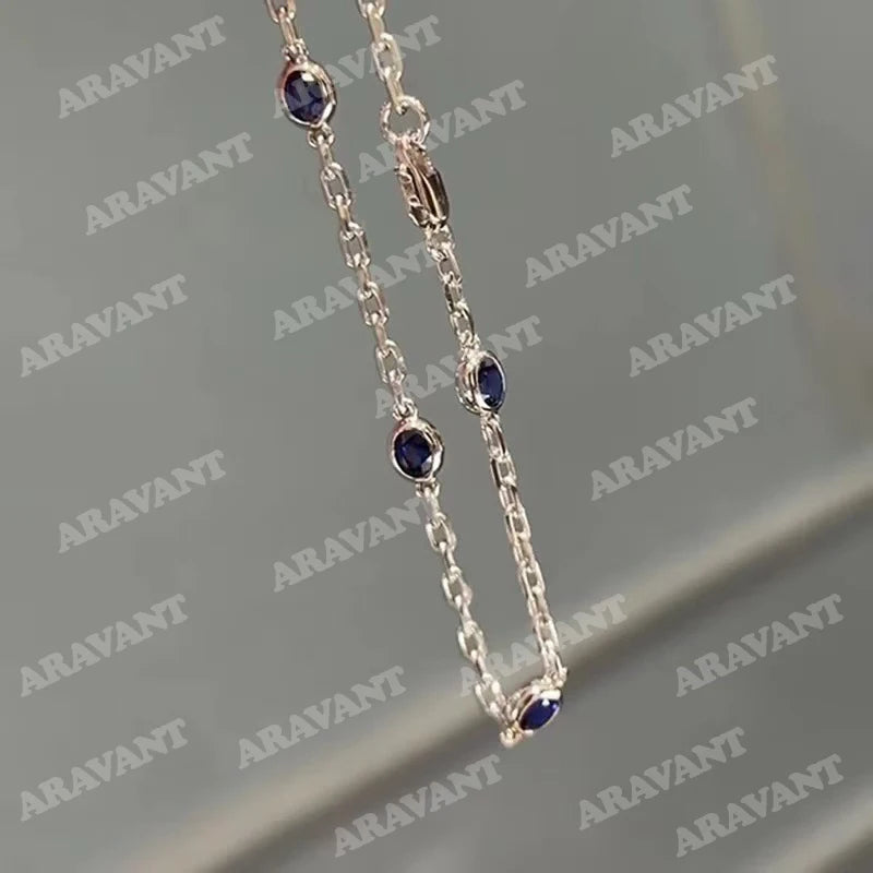 Bracelet June argent zirconium