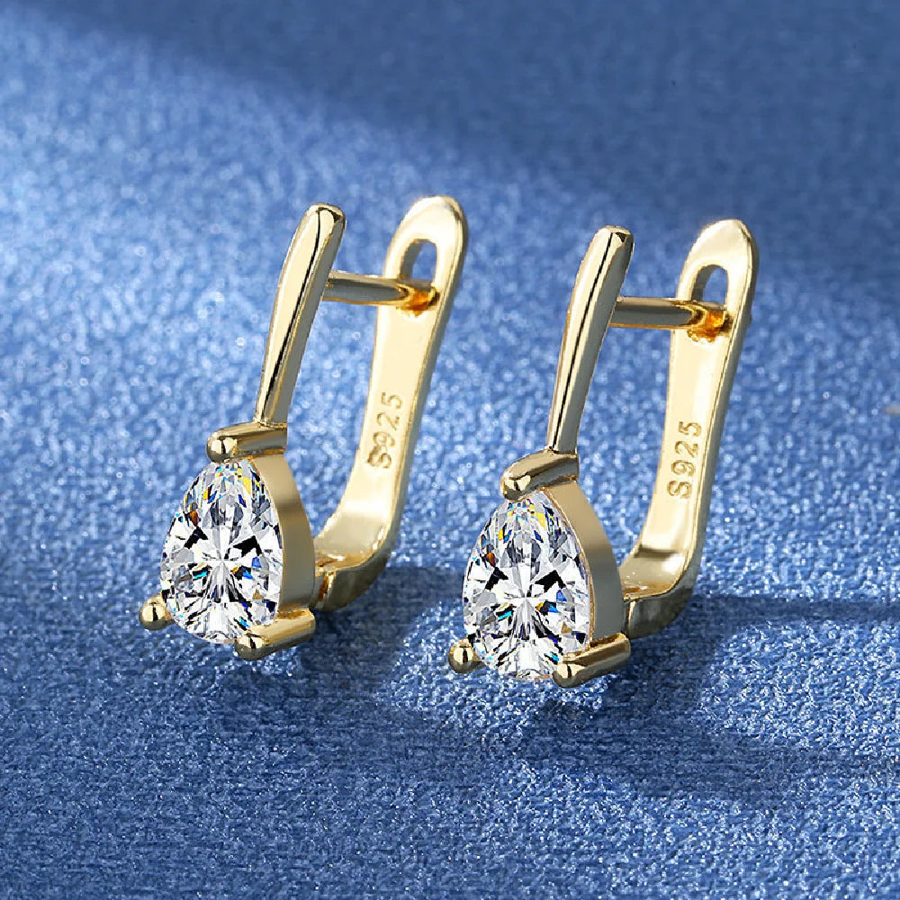 Boucles d'oreilles Lia argent zirconium