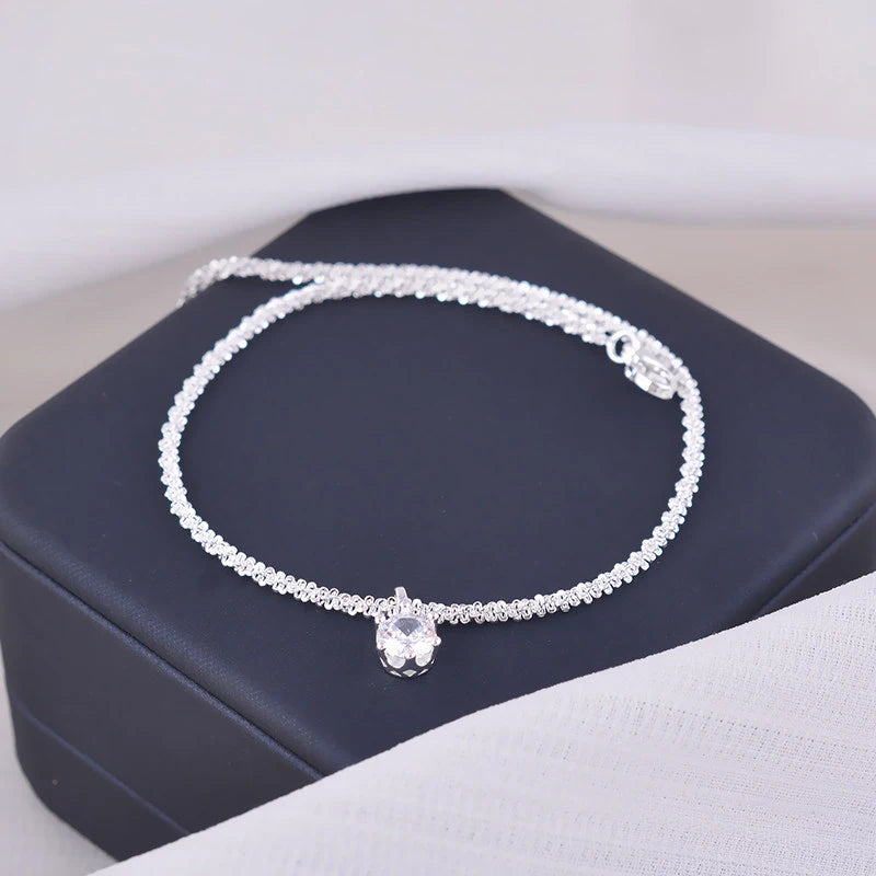 Bracelet Tiffène argent moissanite