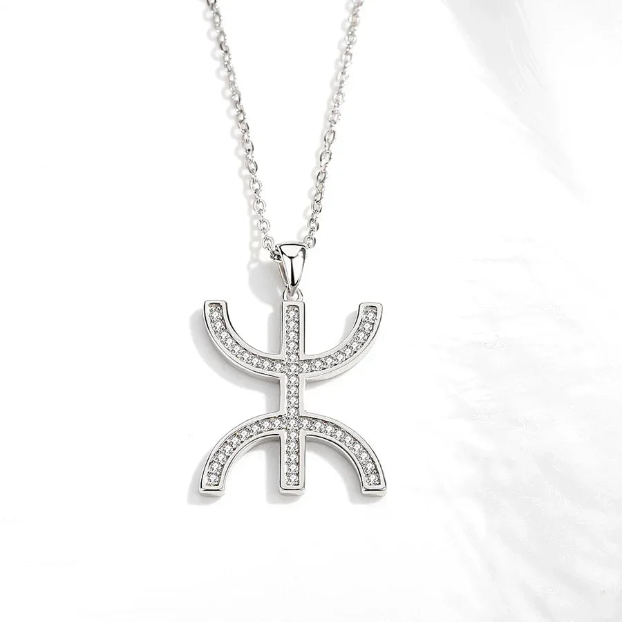 Collier Amazigh argent zirconium