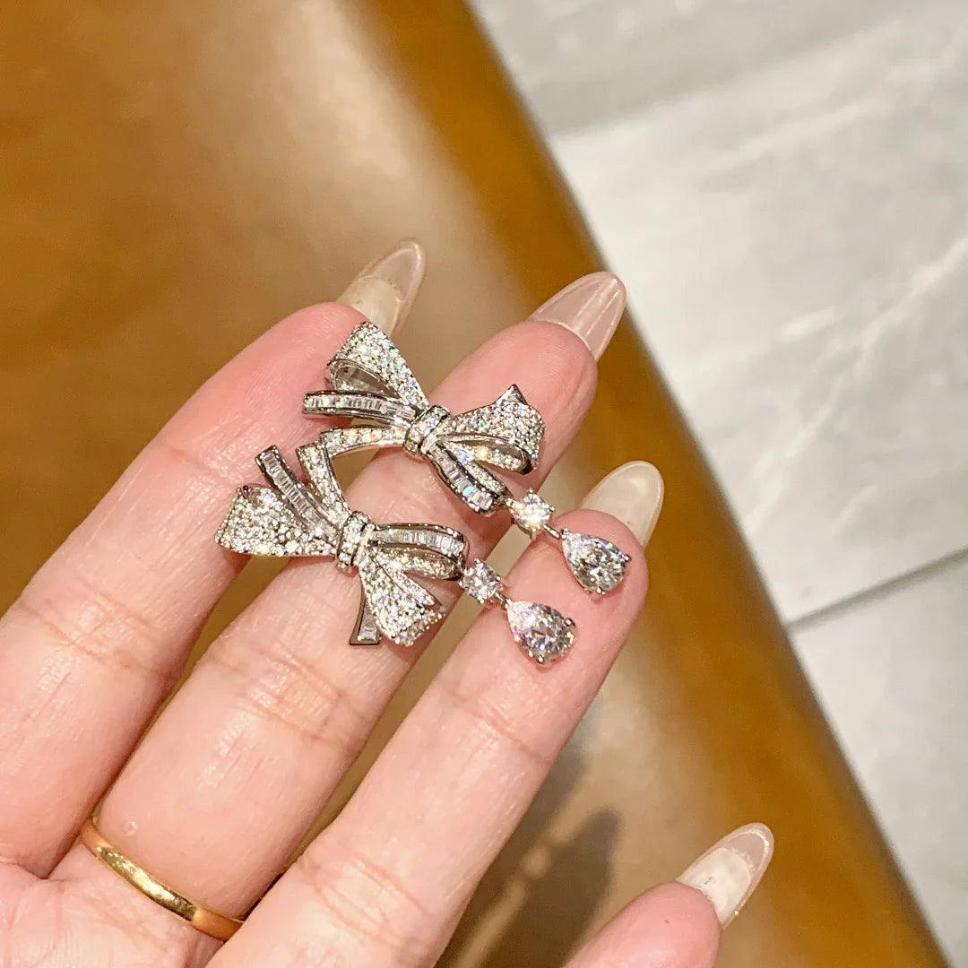 Boucles d'oreilles Enza argent zirconium