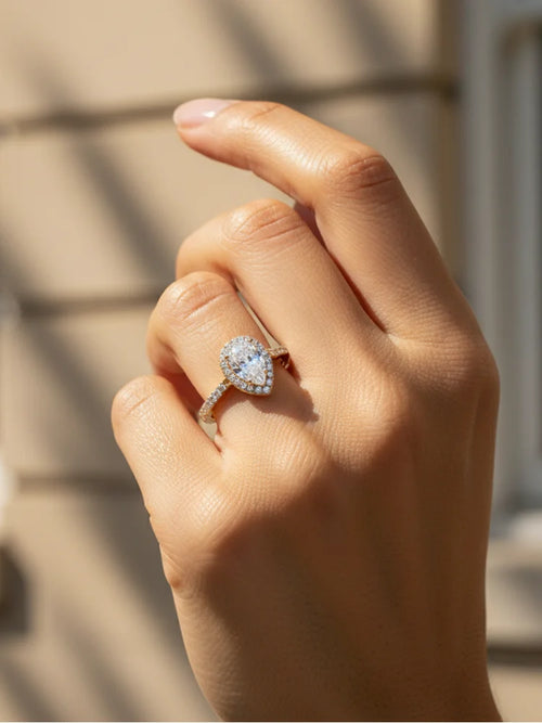 Bague Henna argent zirconium
