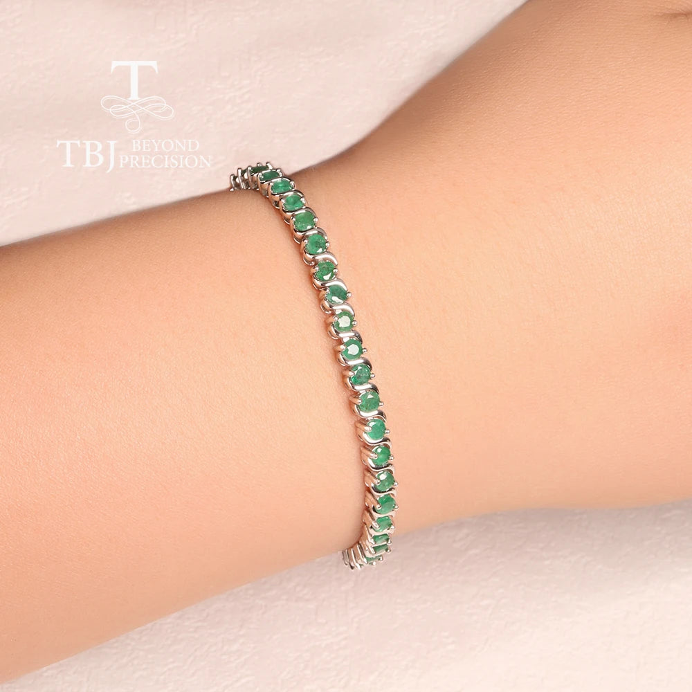 Bracelet Greny argent ou plaqué or 24K pierres naturelles