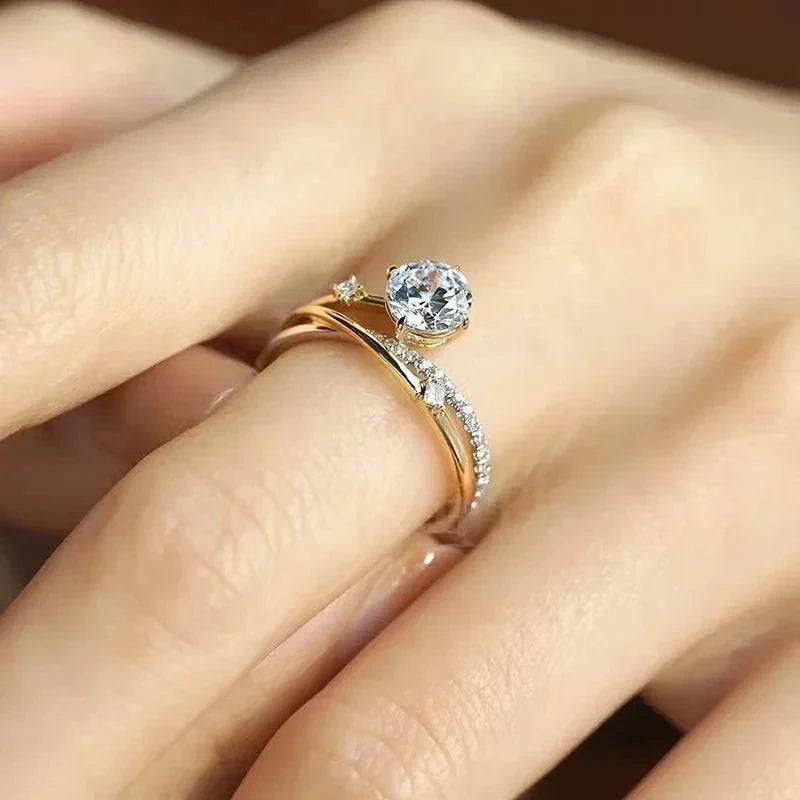 Bague Fiançailles argent
