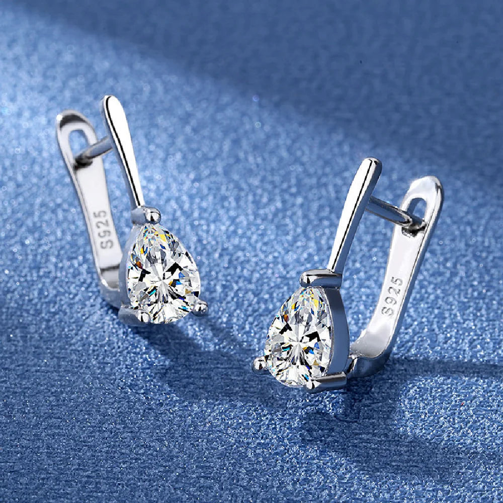 Boucles d'oreilles Lia argent zirconium
