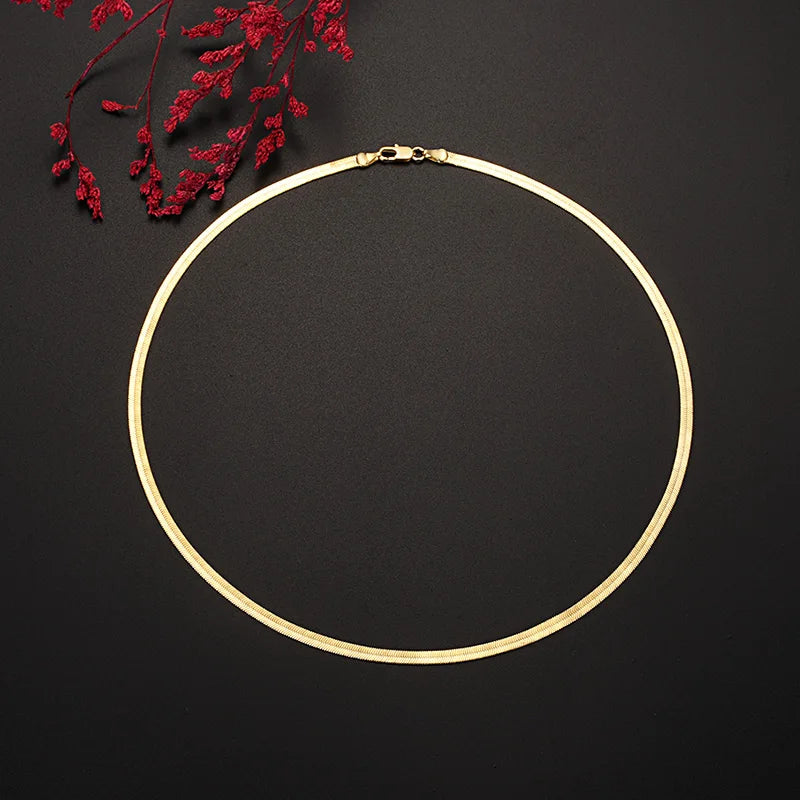 Collier chaîne dorée