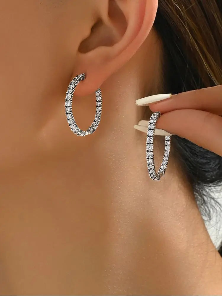 Boucles d'oreilles Chemsy argent