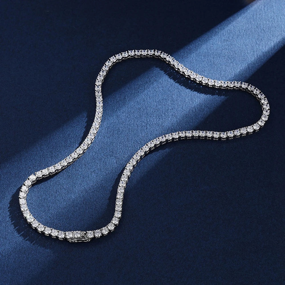Collier Moggy unisexe zirconium