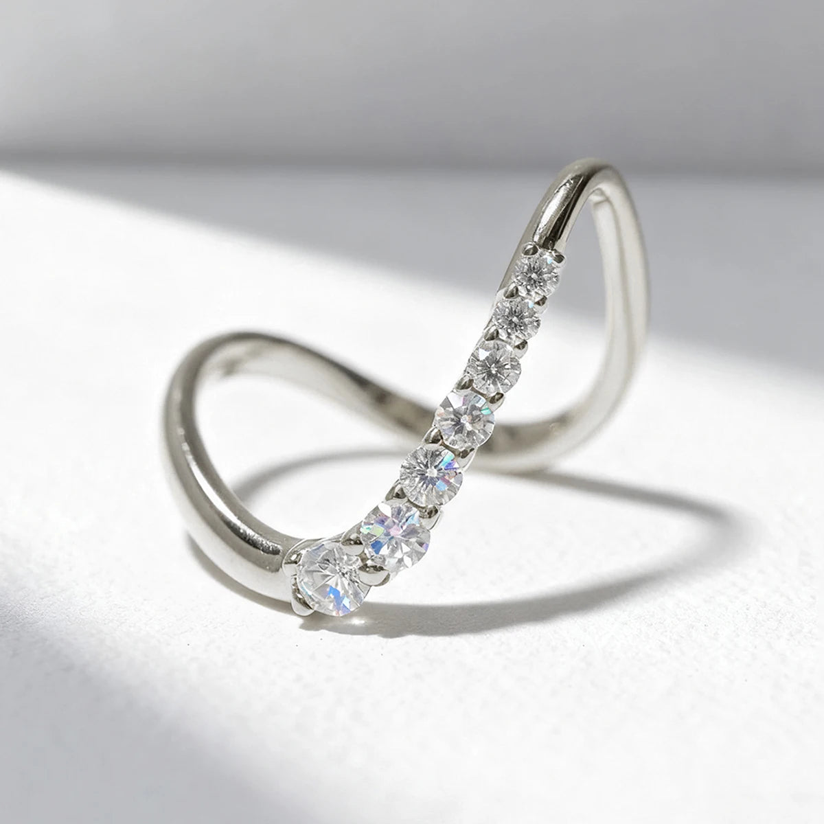 Bague Zina argent zirconium