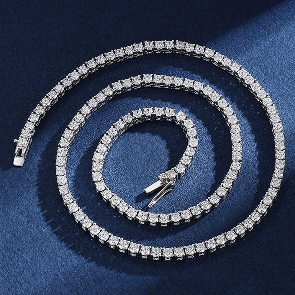Collier Moggy unisexe zirconium