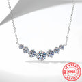 Collier Charlie argent et zirconium