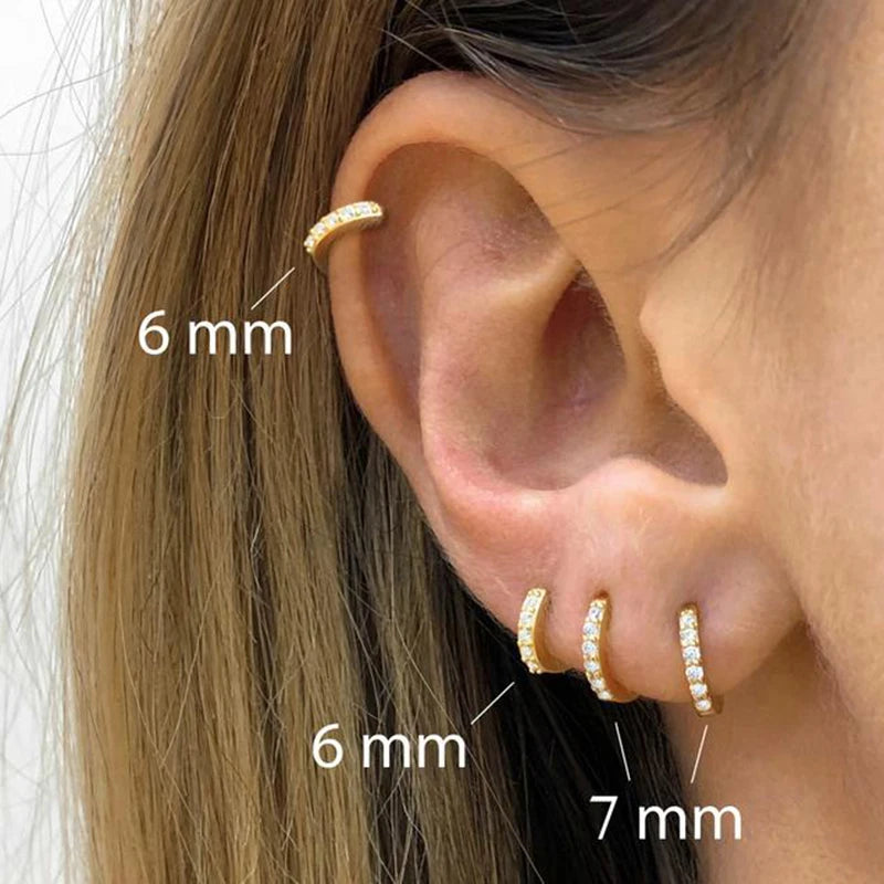Piercing d'oreille argent