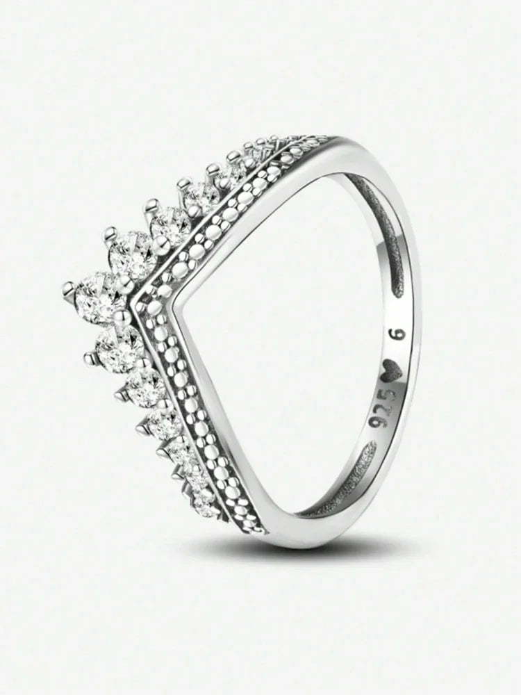 Bague African Queen argent zirconium