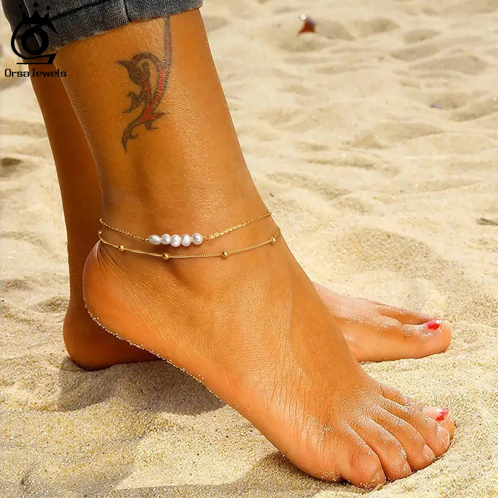 Chaîne de pied Sophie argent