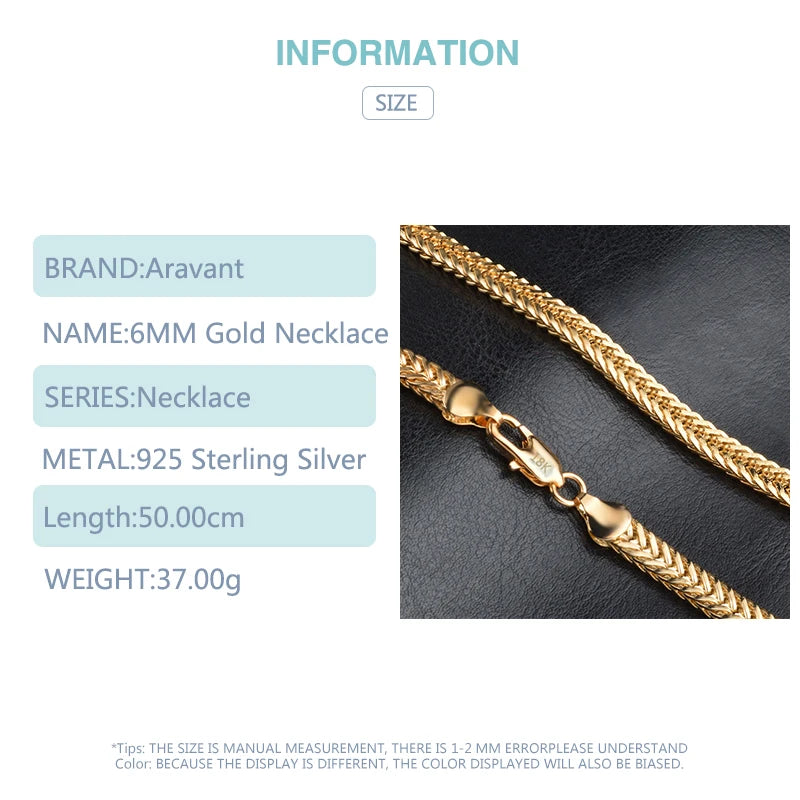 Collier Paul Argent plaqué or Homme