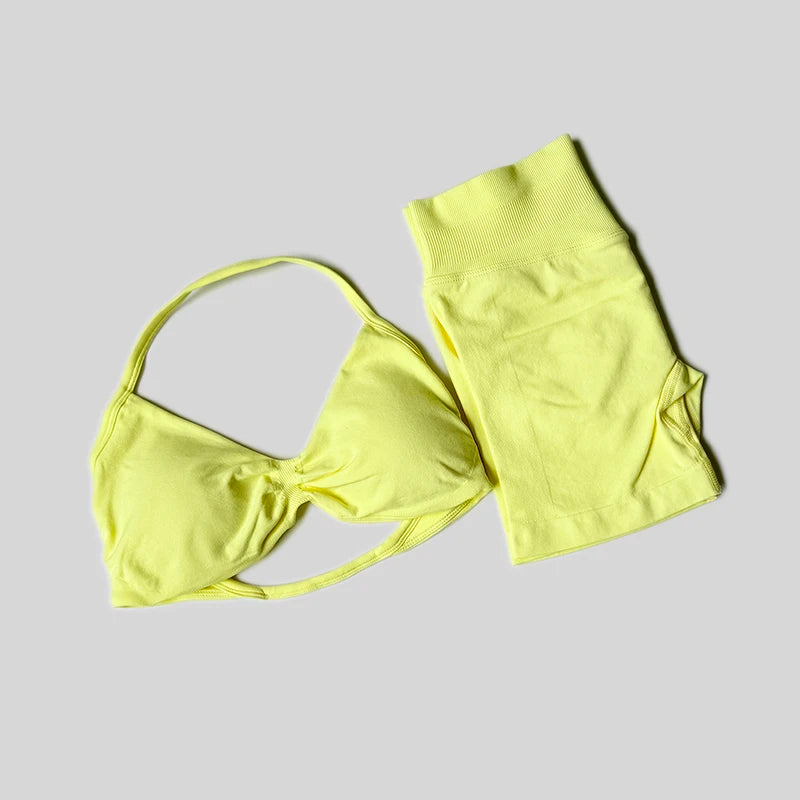 Ensemble de sport short brassière