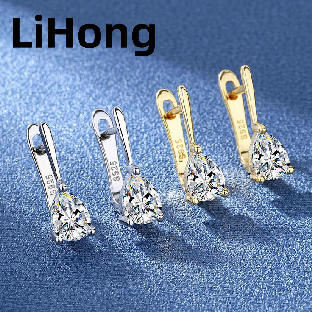 Boucles d'oreilles Lia argent zirconium
