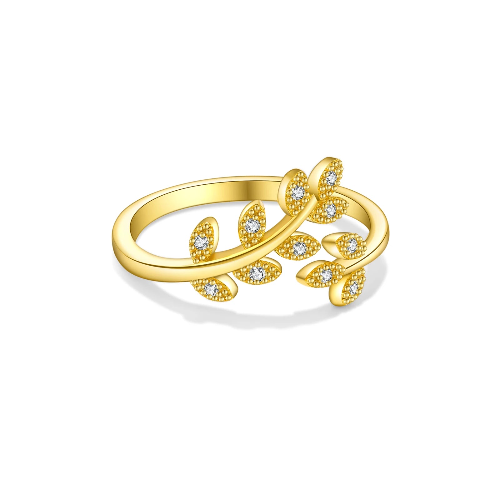 Bague ajustable argent cristal