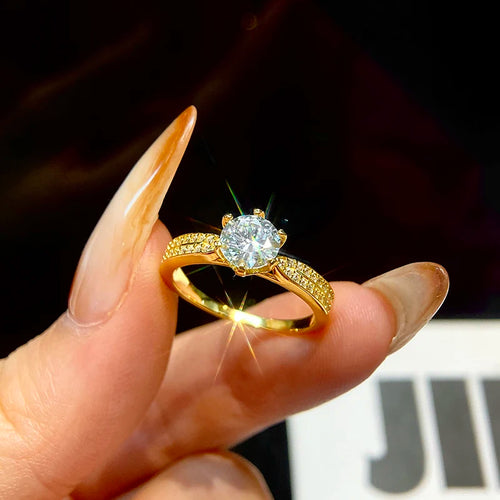 Bague Yes argent moissanite