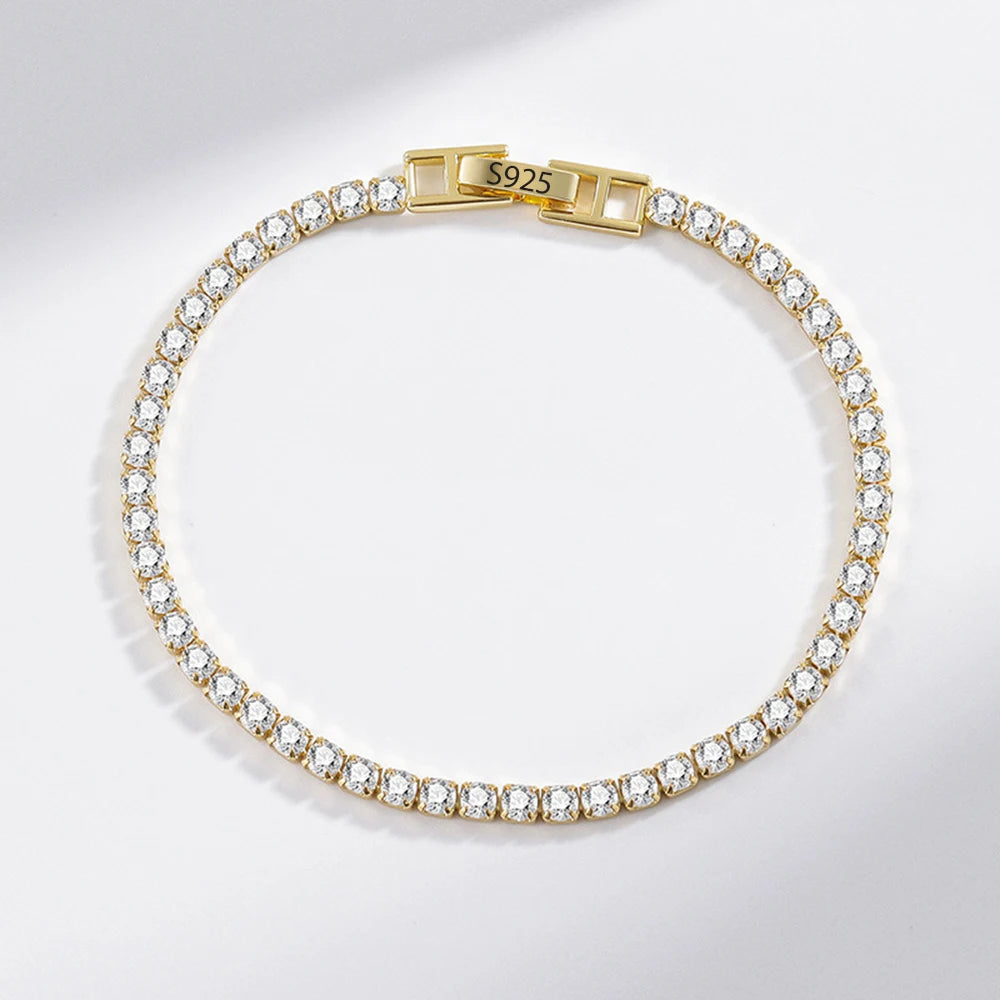 Bracelet Glam argent zirconium