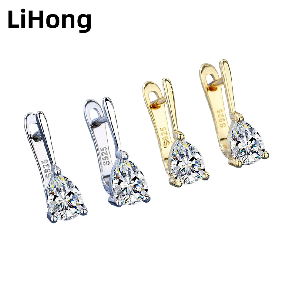 Boucles d'oreilles Lia argent zirconium