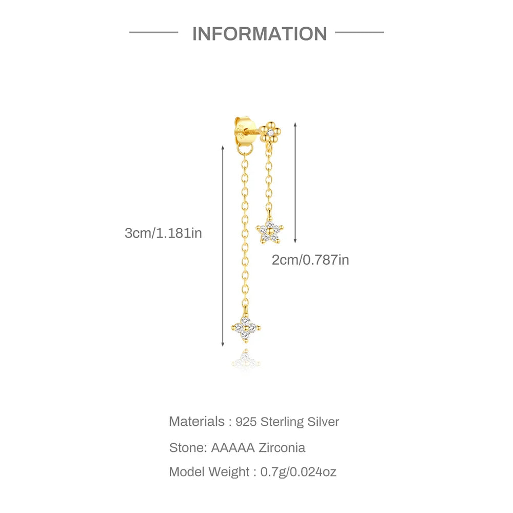 Boucles d'oreilles Roxy argent