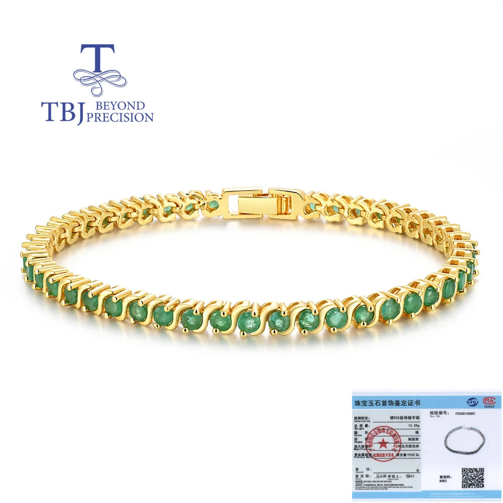 Bracelet Greny argent ou plaqué or 24K pierres naturelles