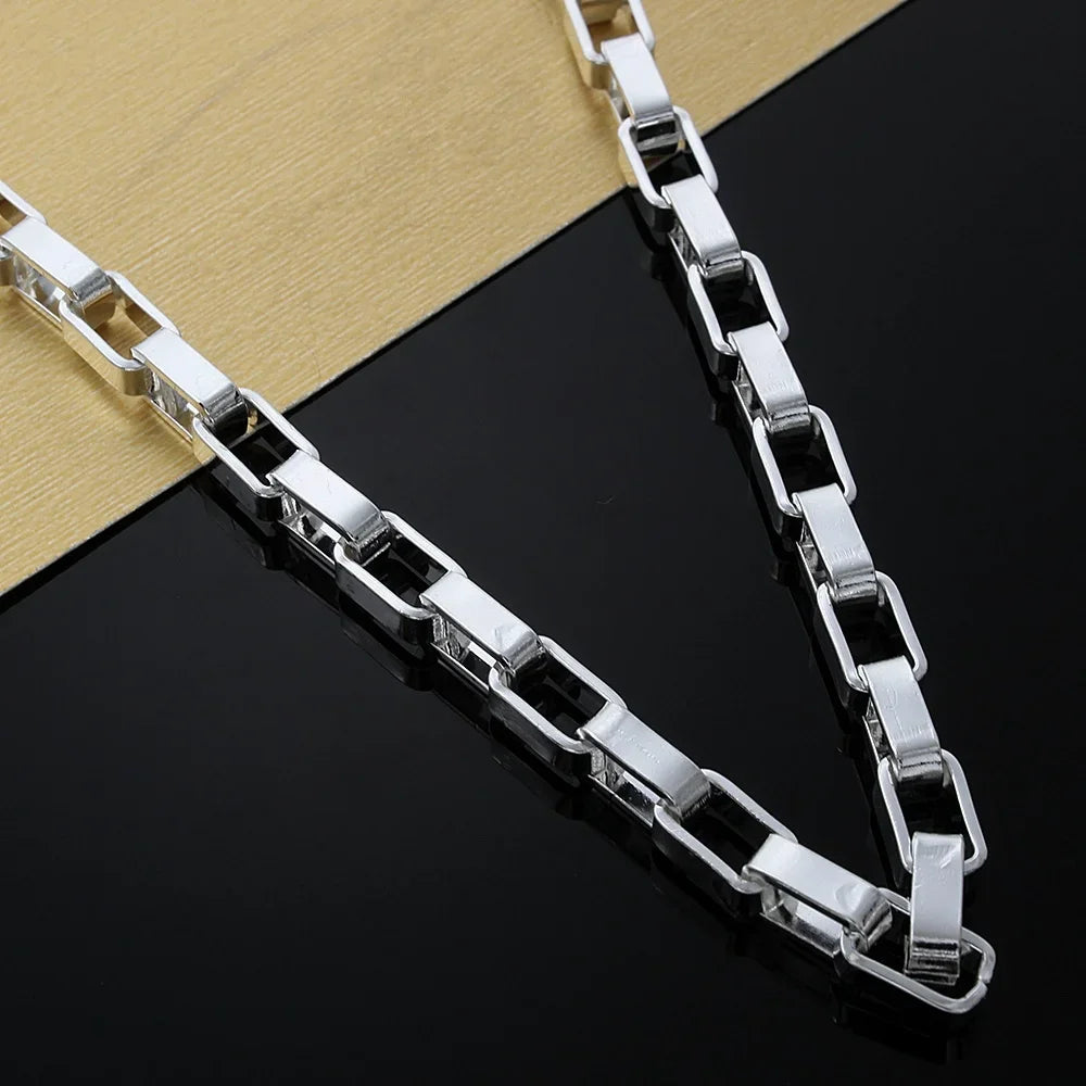 Bracelet et collier Nathanaël Homme argent