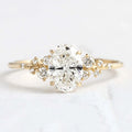 Bague Amira argent moissanite