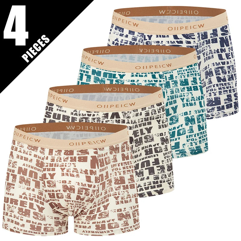 Caleçon à motif x 4