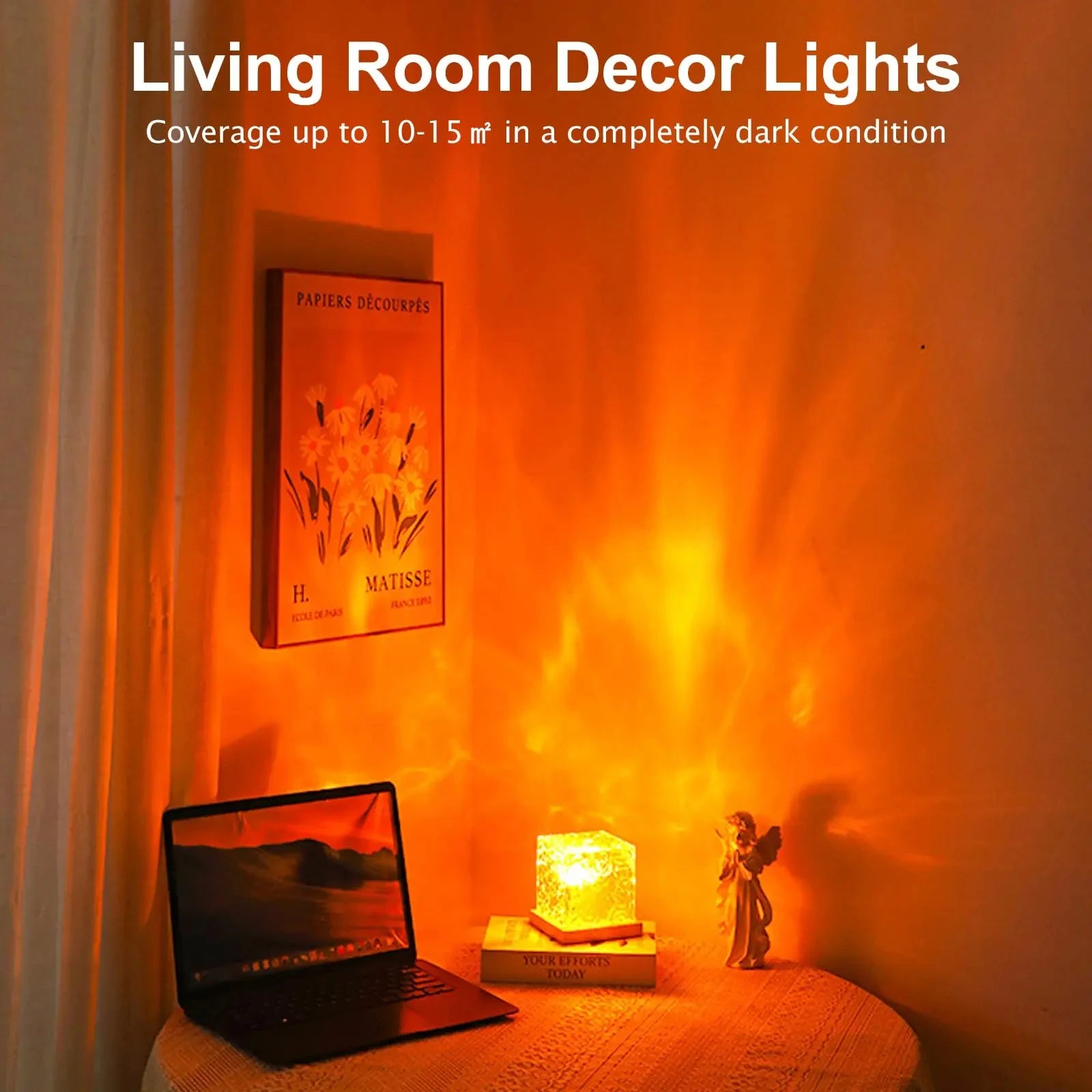 Lampe de table, projecteur rechargeable 16 couleurs