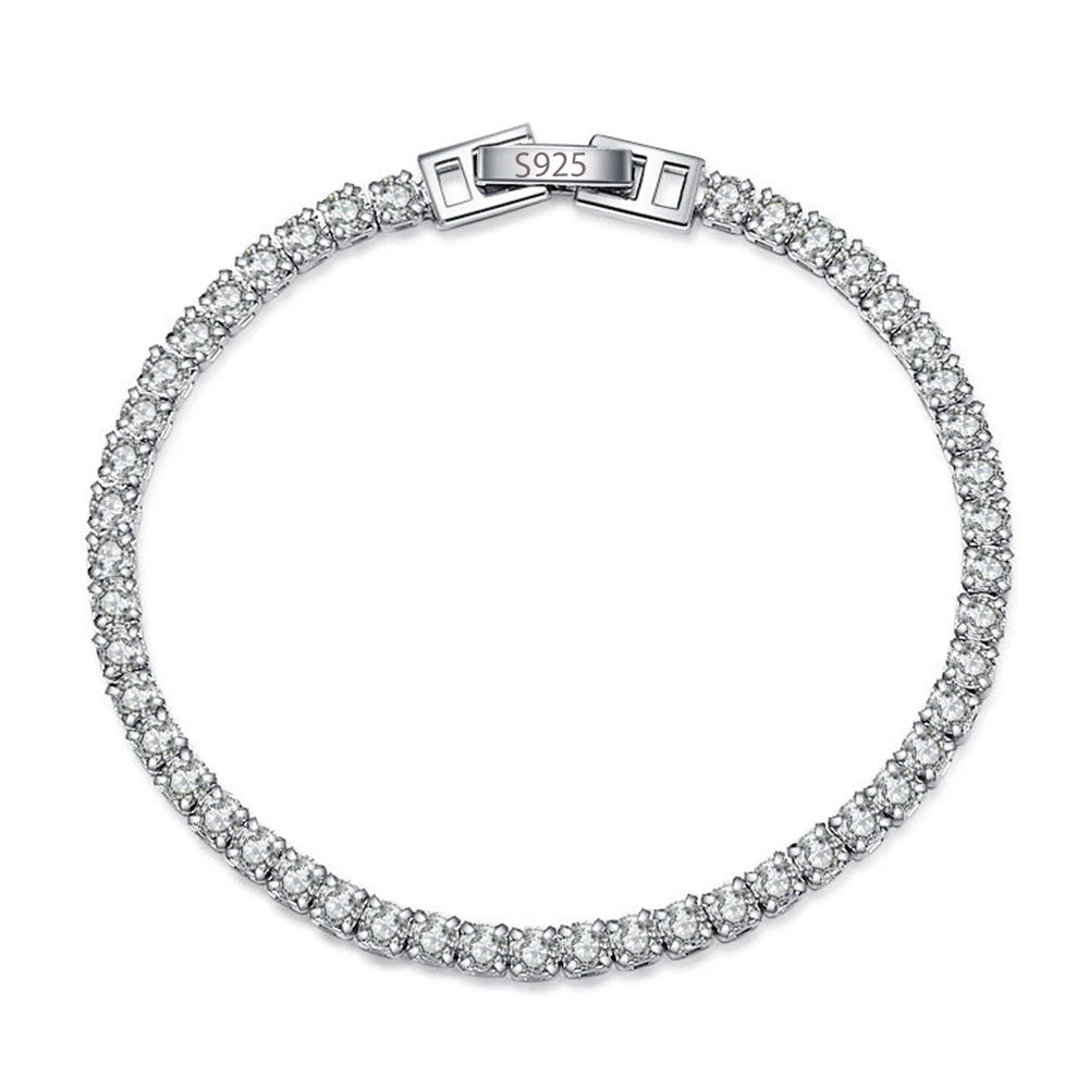 Bracelet Glam argent zirconium