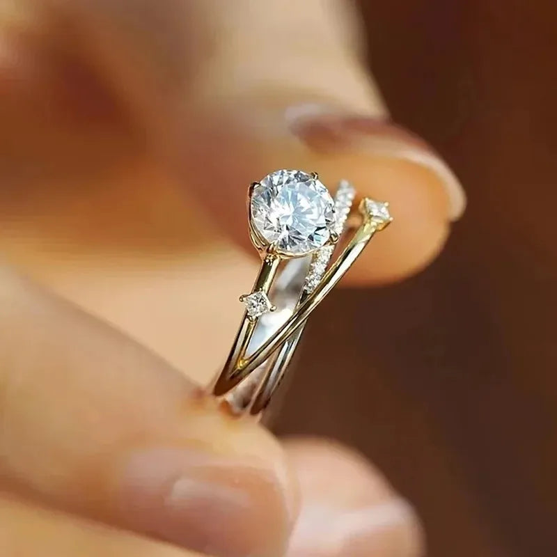 Bague Fiançailles argent