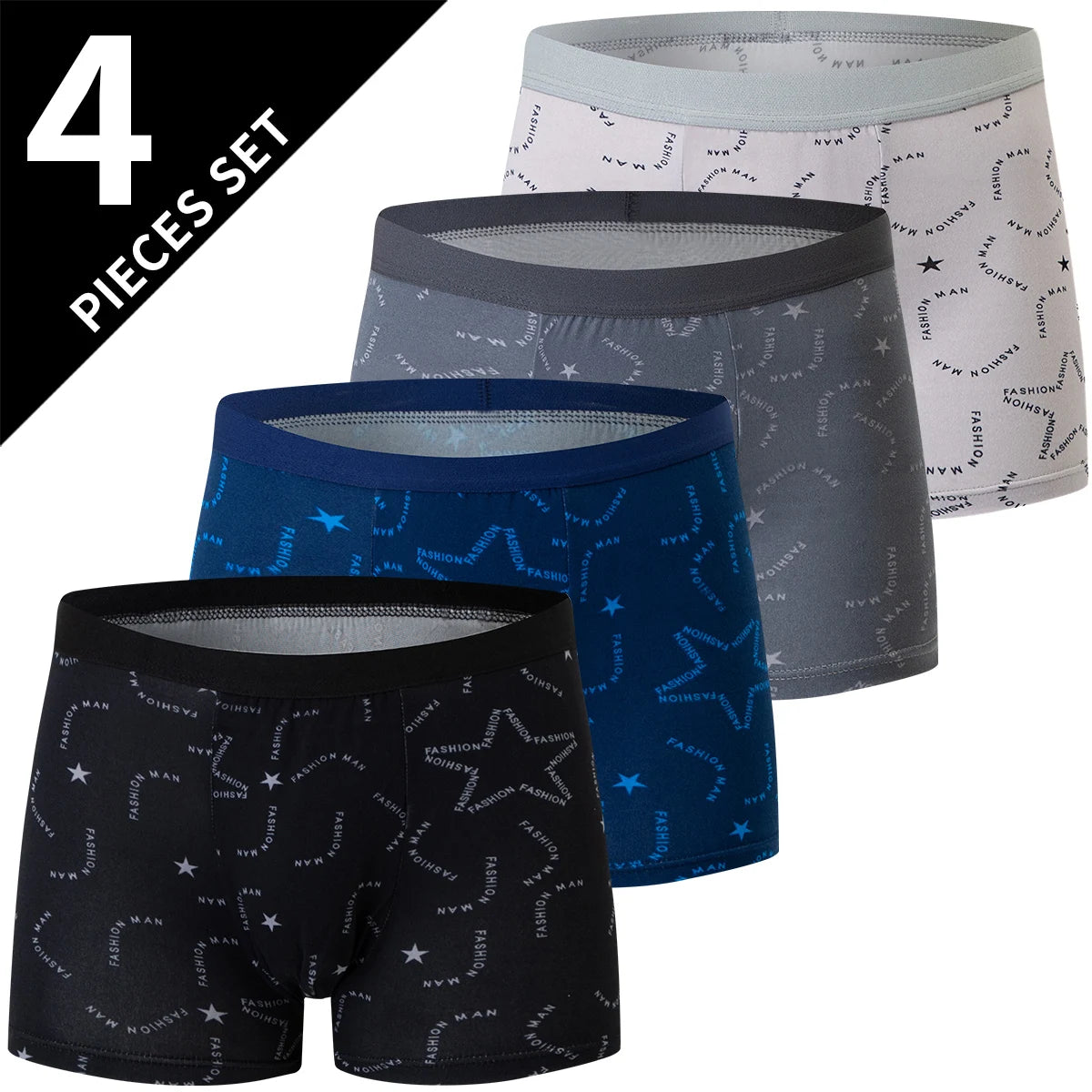Caleçon à motif x 4