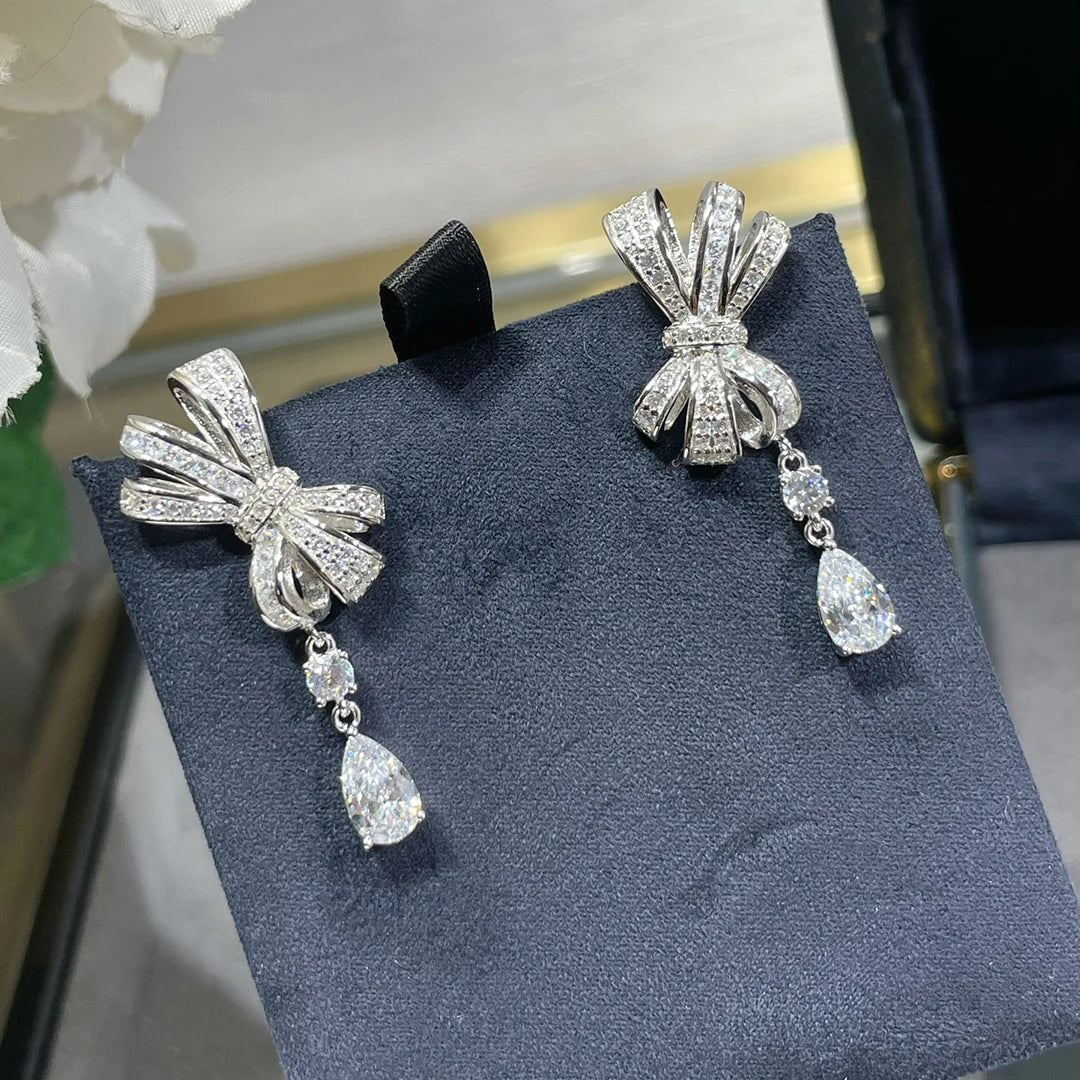 Boucles d'oreilles Enza argent zirconium