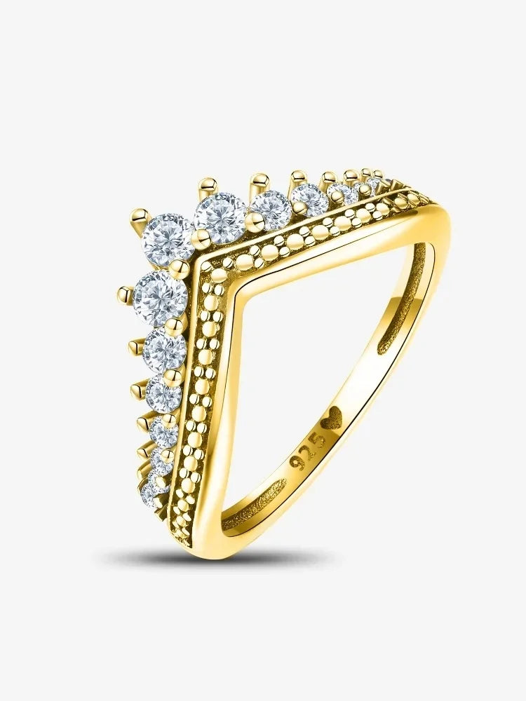 Bague African Queen argent zirconium
