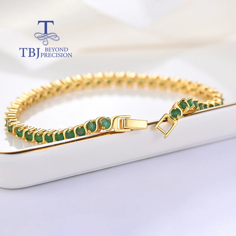 Bracelet Greny argent ou plaqué or 24K pierres naturelles