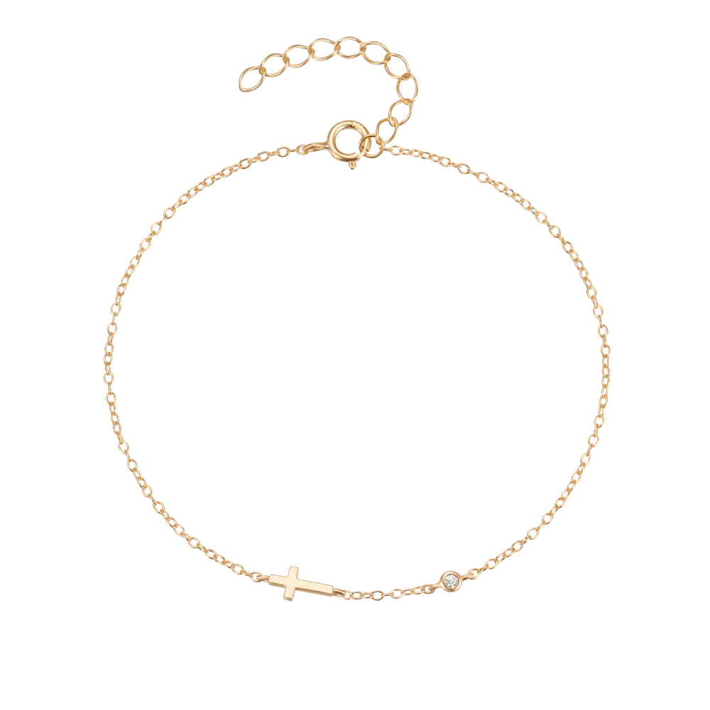 Bracelet bague Zineb argent zirconium