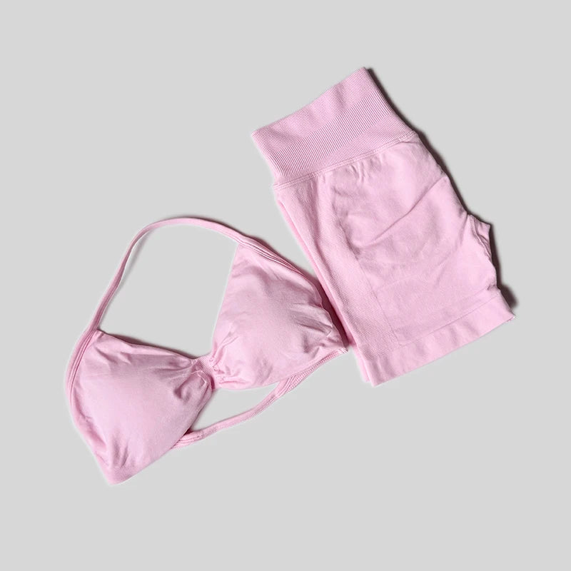 Ensemble de sport short brassière