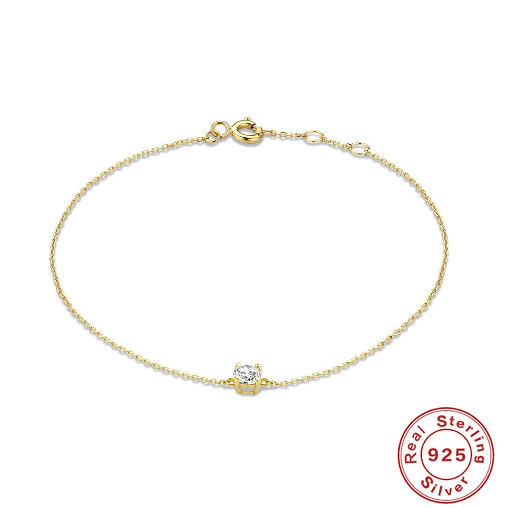 Bracelet bague Zineb argent zirconium