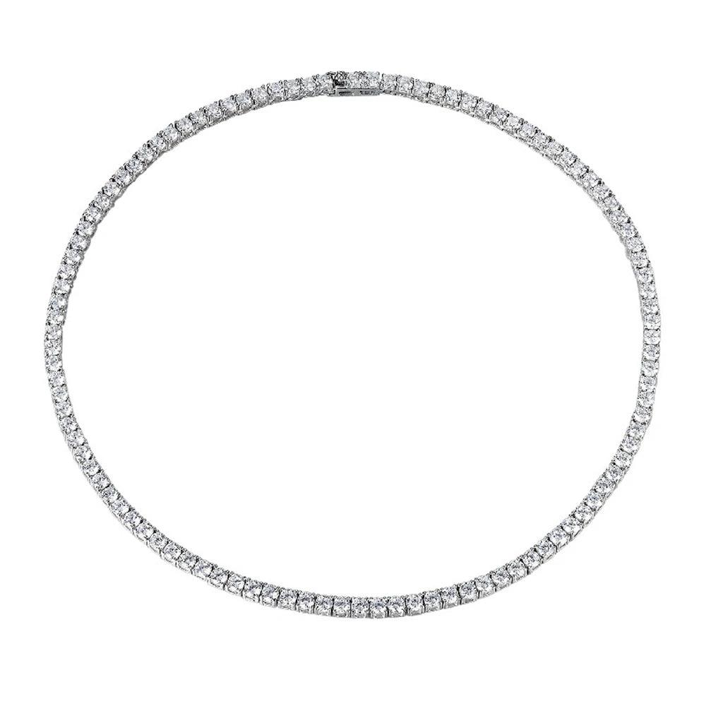 Collier Moggy unisexe zirconium